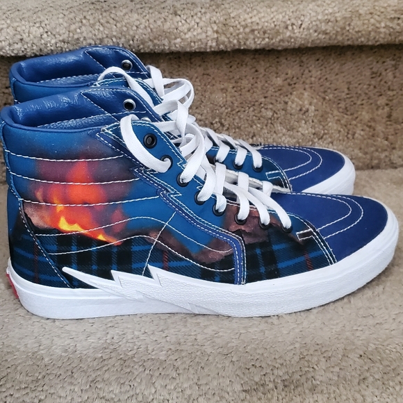 Vans Sk8 Hi Fire Lightening Bolt - Picture 2 of 7